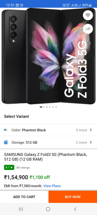 Samsung  Z Fold 3 5g