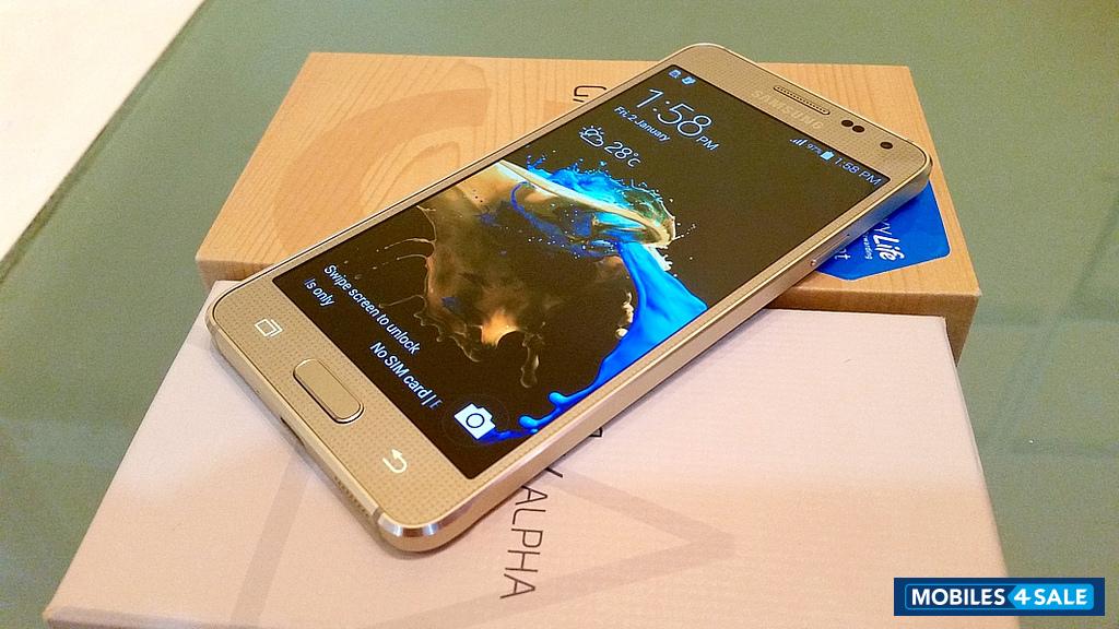 Gold Samsung Galaxy A5 Duos
