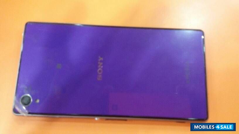 Black-purple Sony Xperia Z1
