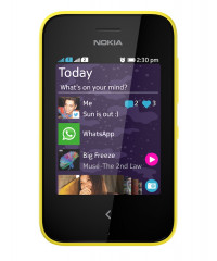 Yellow Nokia Asha 230