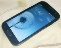 Blue Samsung Galaxy Grand GT-I9082