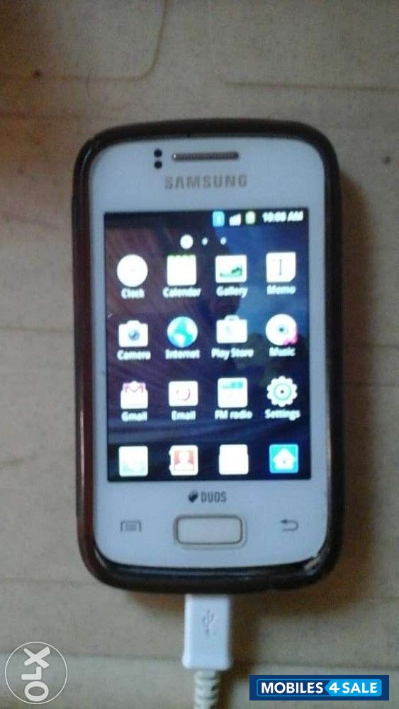 White Samsung Galaxy Y Duos S6102