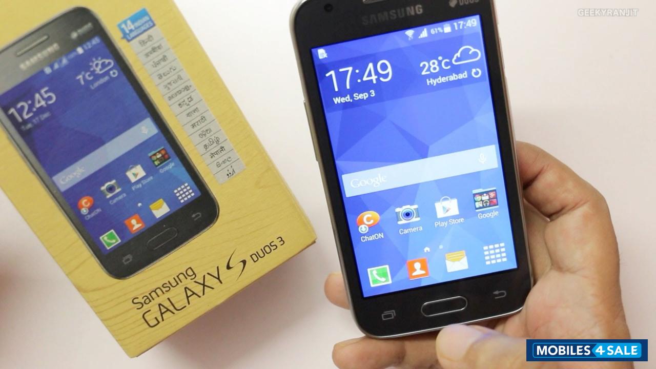 Grey Samsung Galaxy S Duos 3