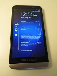 Black BlackBerry Z30