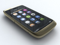 Golden Nokia Asha 308