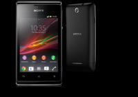Black Sony Xperia E