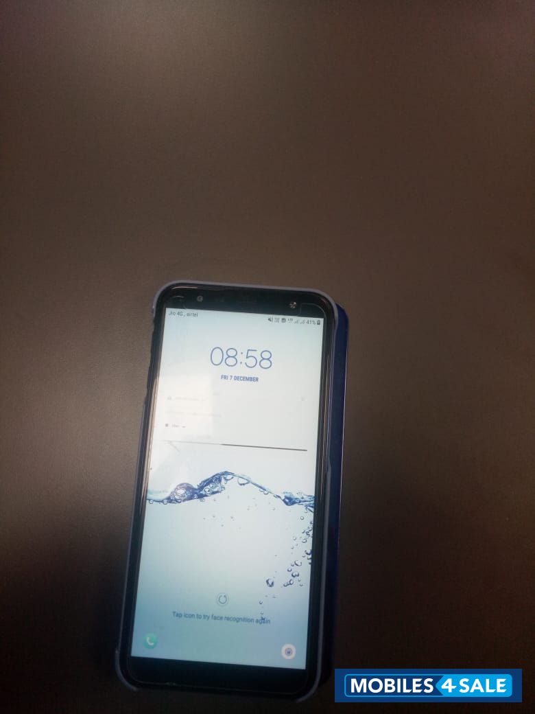 Blue Samsung J-series J7 plus