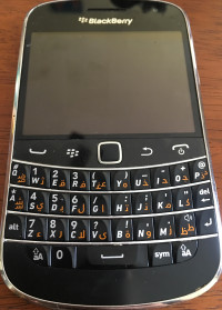 Black BlackBerry  Bold 9900