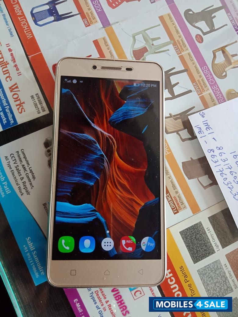 Golden Cream Lenovo Vibe K5