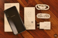 Blue Samsung  galaxy A7