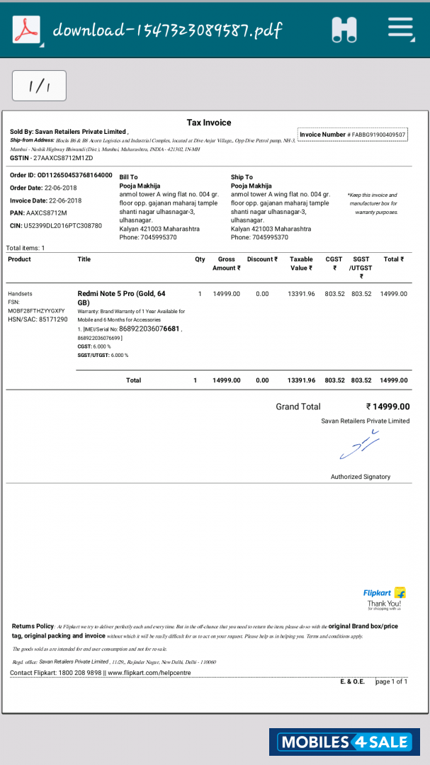 Xiaomi Redmi note 5 pro Xiaomi Redmi note 5 pro