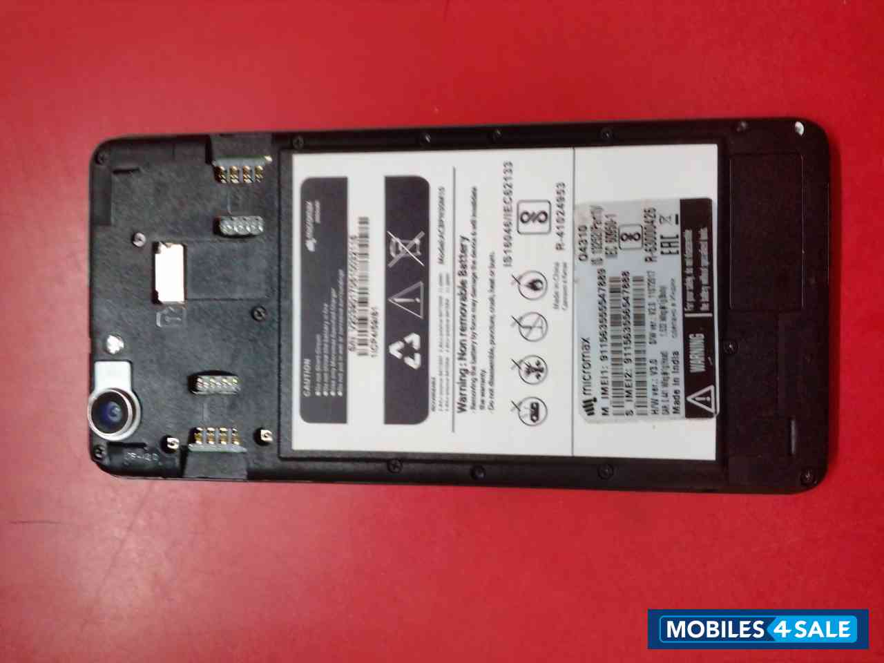 Black Micromax  Q4310