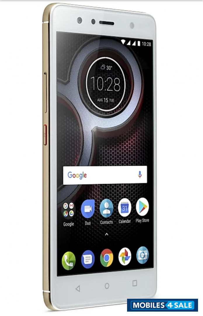 White Lenovo  K8 plus