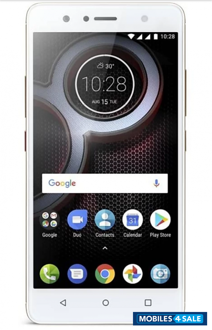 White Lenovo  K8 plus