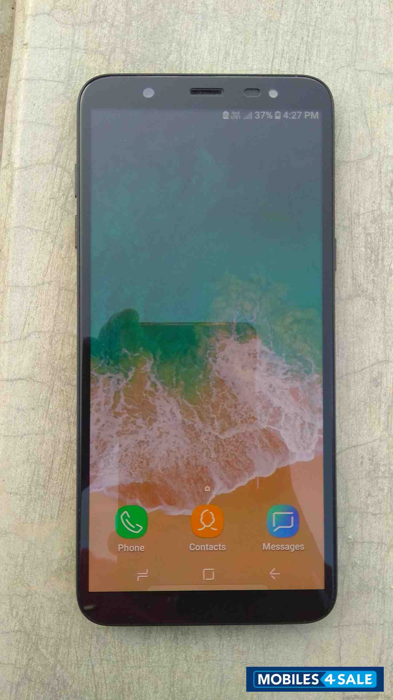 Black Samsung  Glaxy On8(2018)