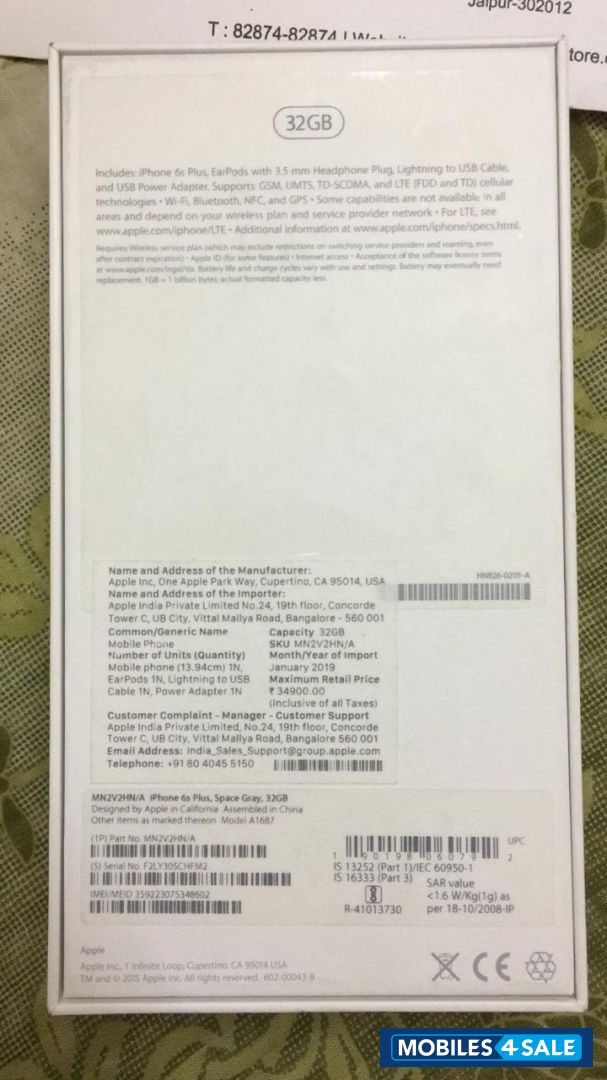 Grey Apple iPhone 6S Plus