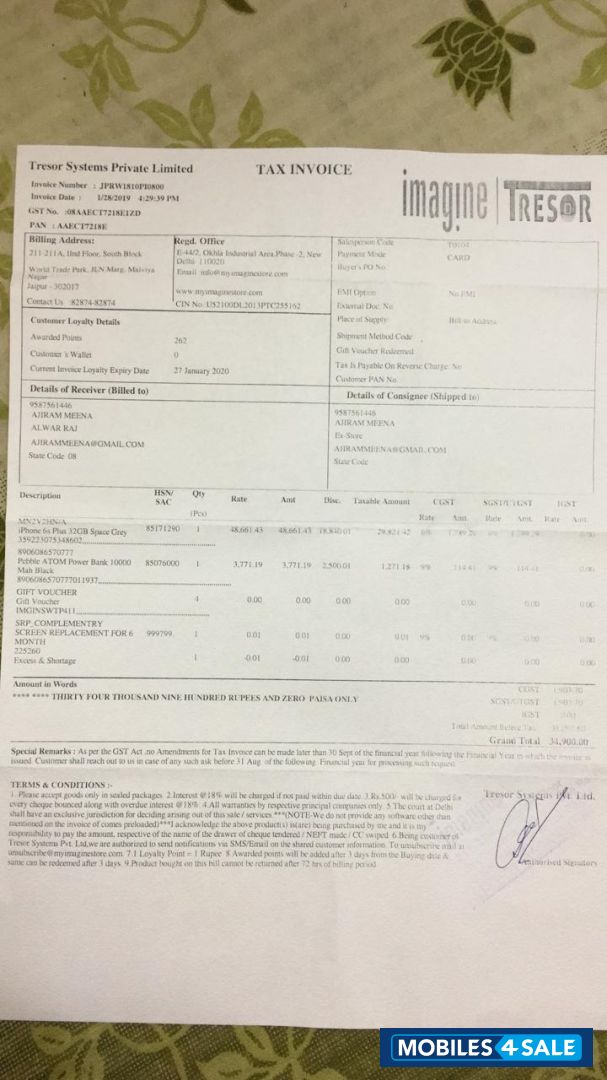 Grey Apple iPhone 6S Plus