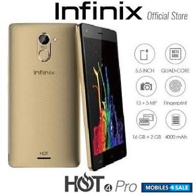 Rose Gold Infinix Hot 4 Pro