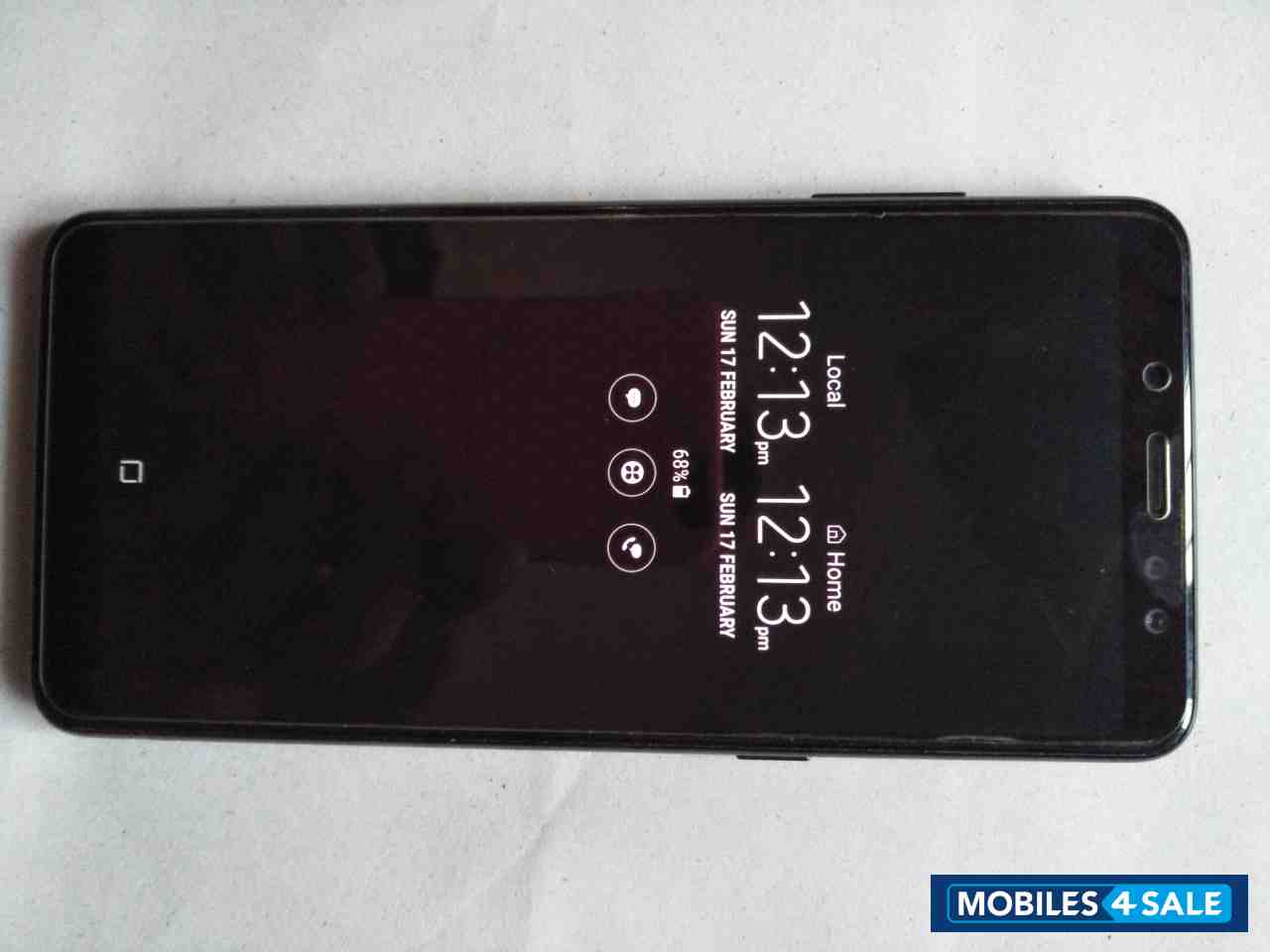 Black Samsung  Galaxy A8 +