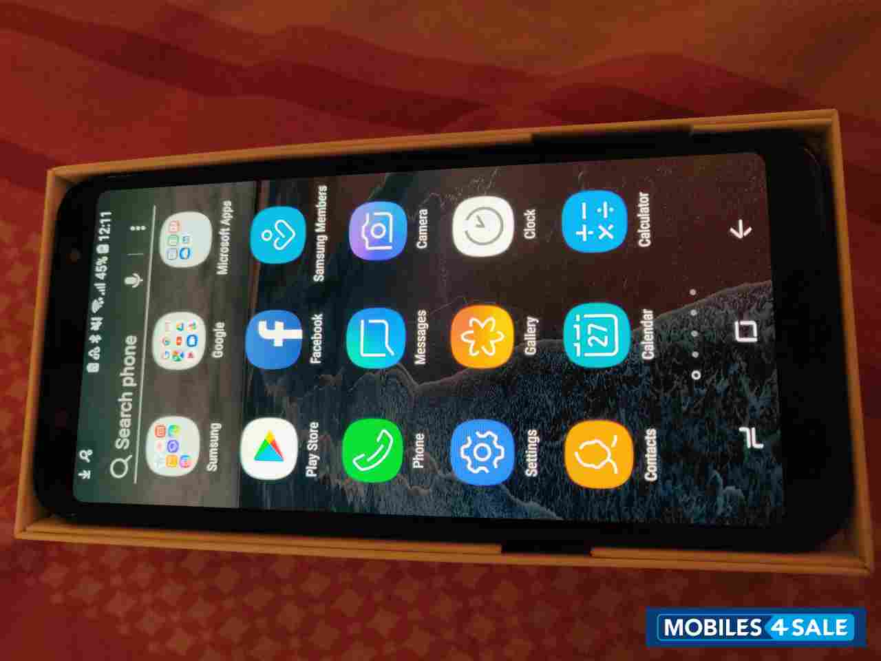 Blue Samsung Galaxy A7