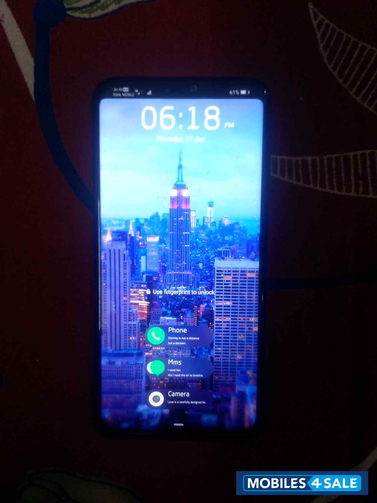 Blue Huawei Honor 8