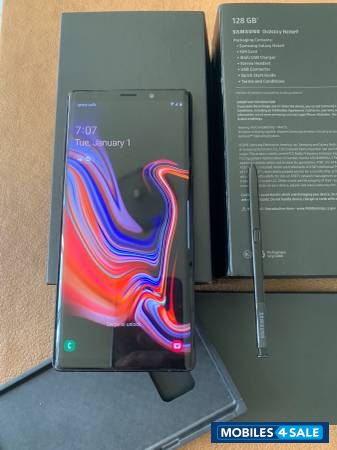 Black Samsung Brand New Galaxy Note 9 with S-Pen (Midnight Black, 128 GB)