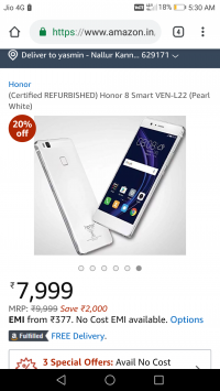 Huawei Honor8smart