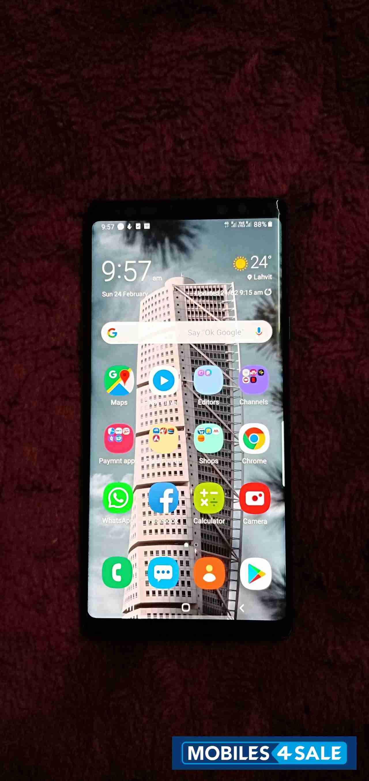 Samsung  galaxy note 9