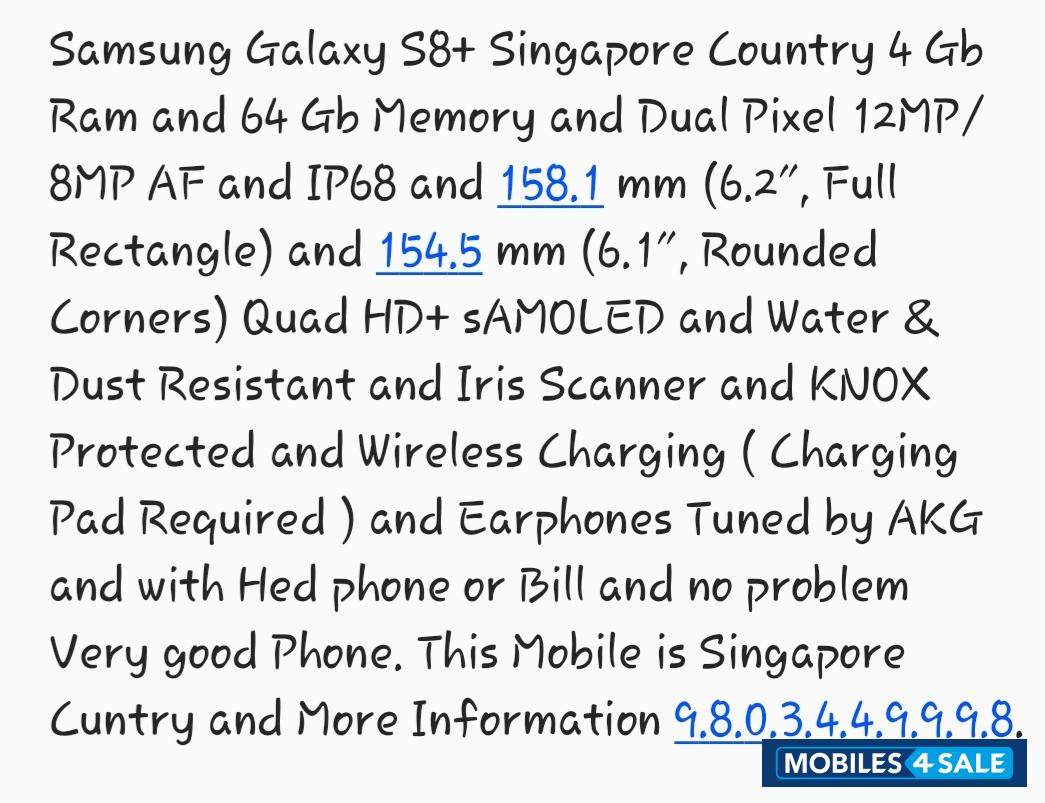 Samsung Samsung Galaxy S8 plus