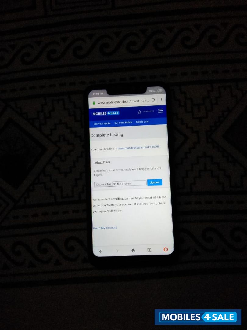 Black Xiaomi Redmi Note6 pro