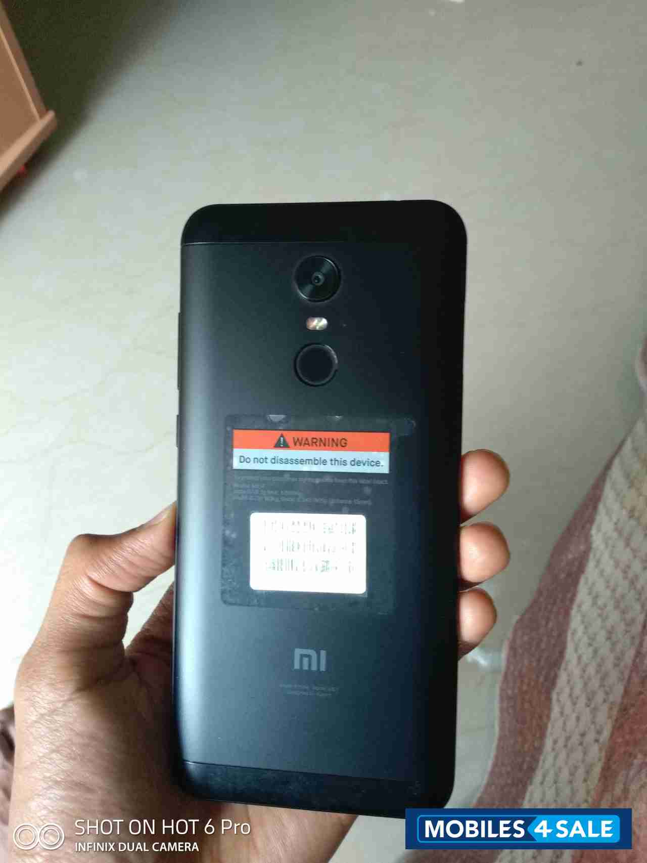Black Redmi  Redmi note 5