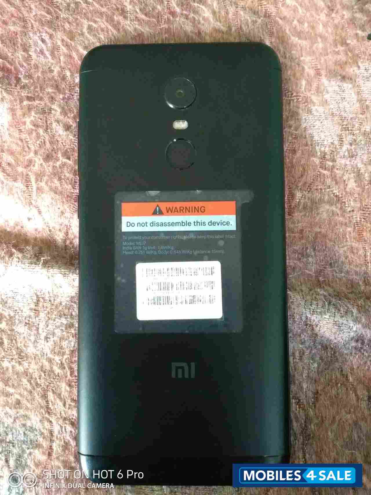 Black Redmi  Redmi note 5