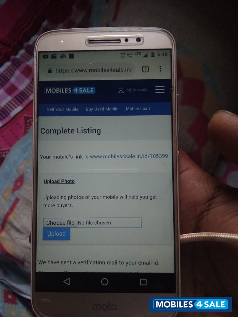 Gold Motorola  XT1663