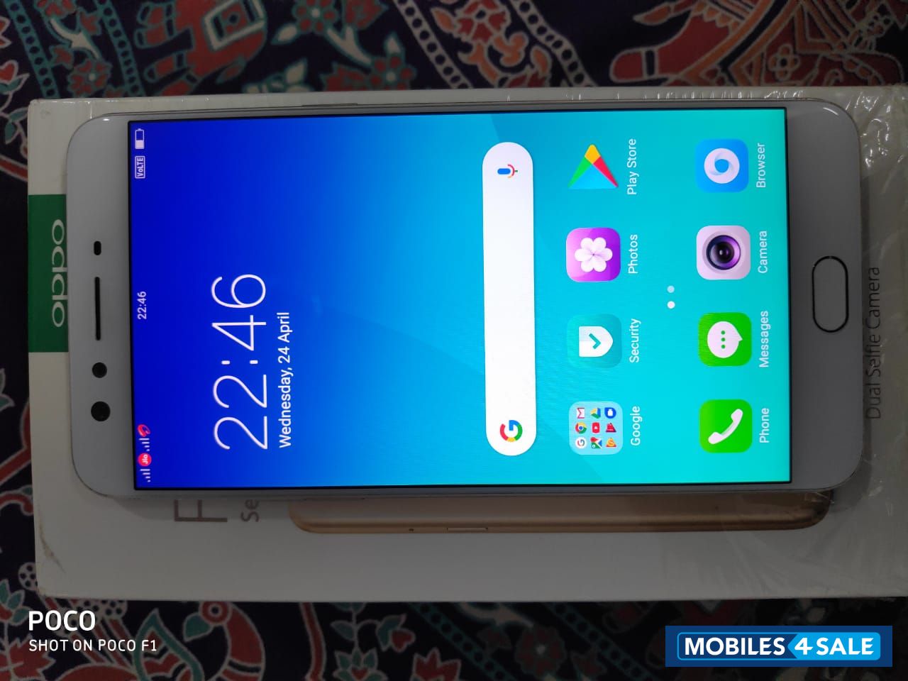 Rose Gold Oppo  F3 Plus Selfie Expert