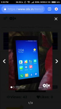Xiaomi  Redmi note 4g