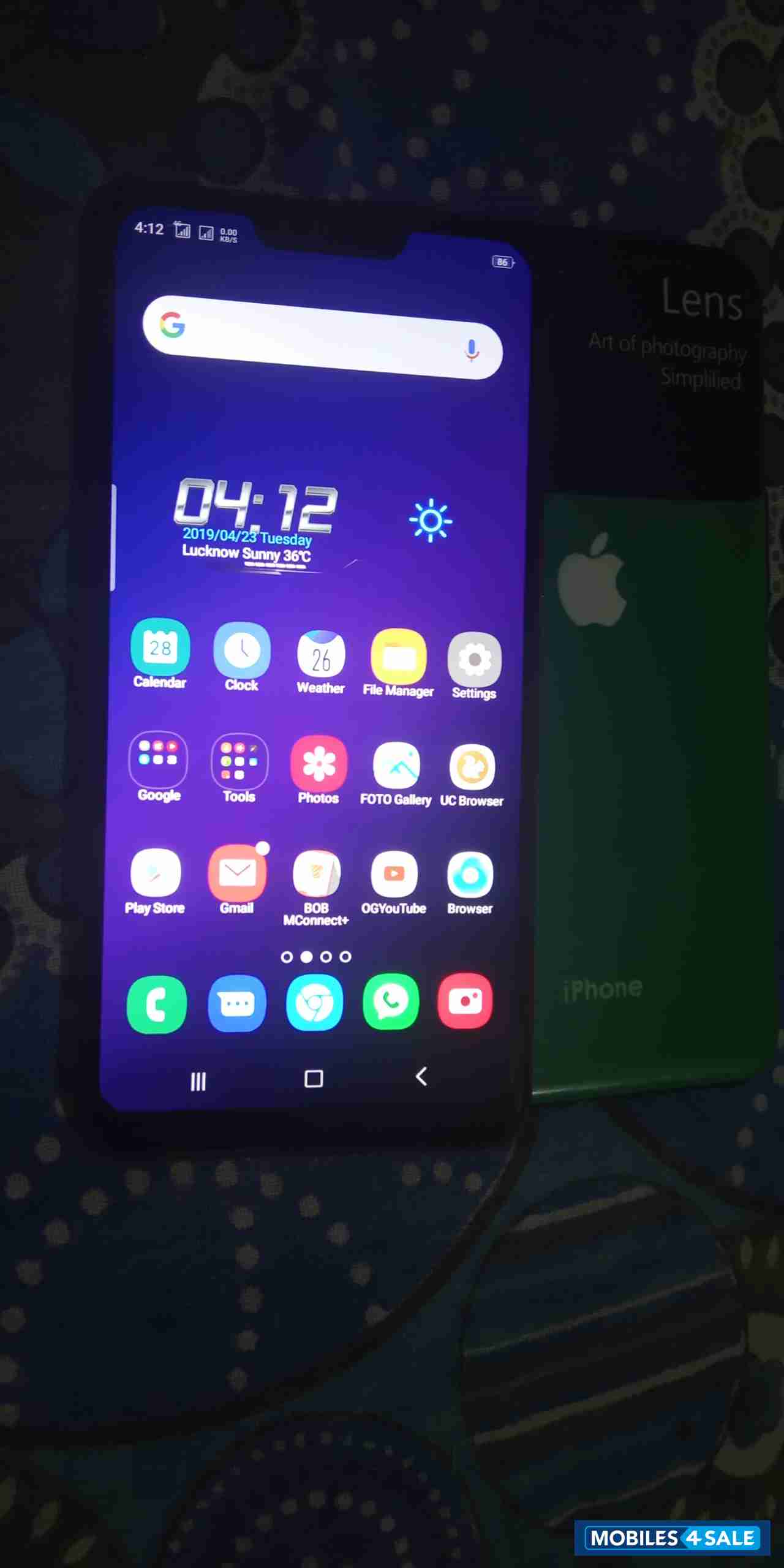 Red Oppo A-series A3s