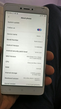 Xiaomi redmi note 4 3gb 32gb