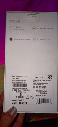 Oppo  A5s 3gbram/32gb