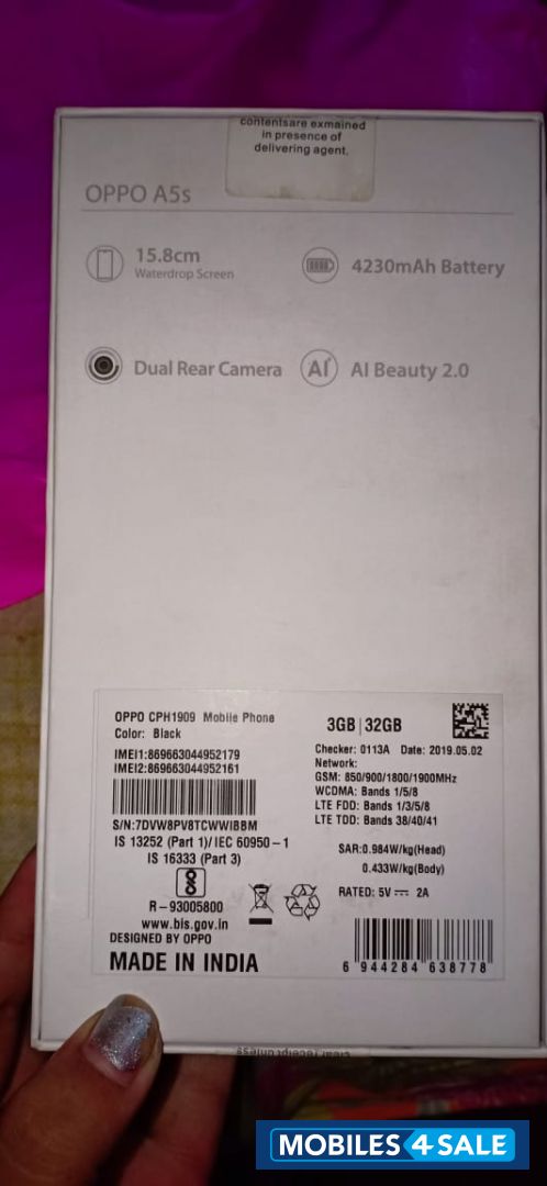 Oppo A5s 3gbram/32gb