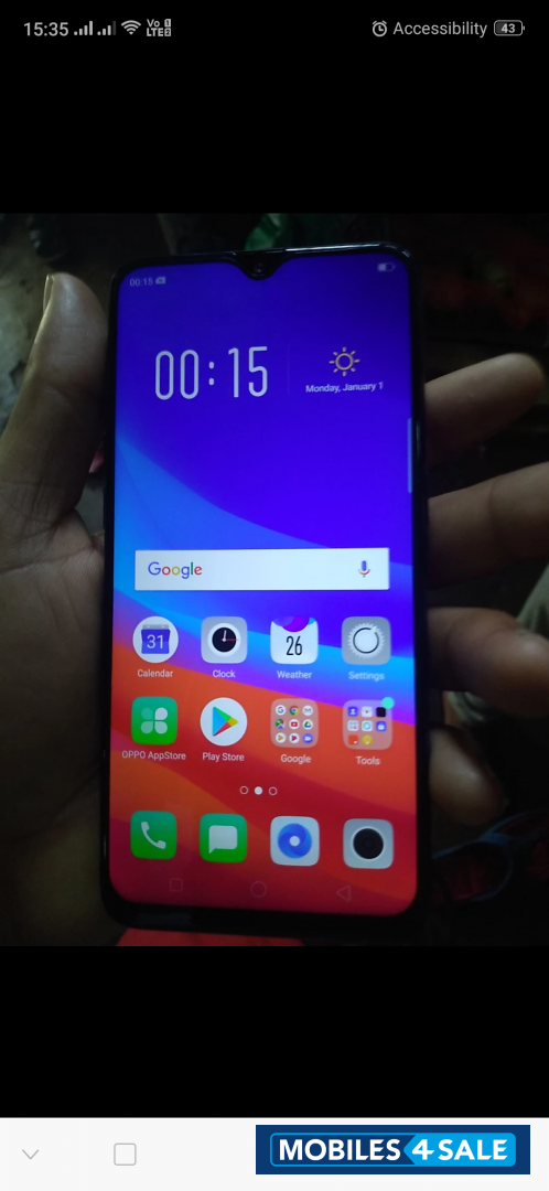 Blue Oppo F-series F9 pro