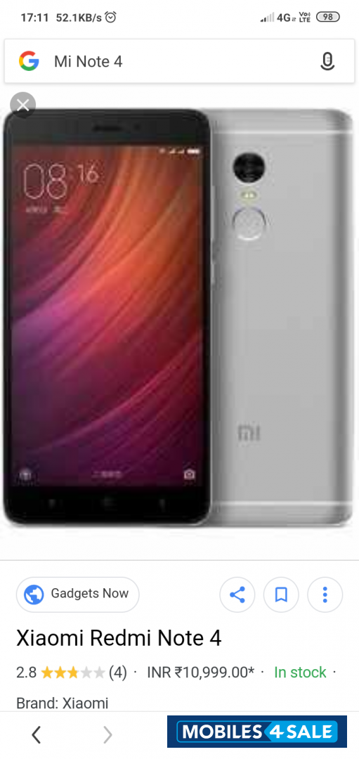 Xiaomi  Redmi Note 4