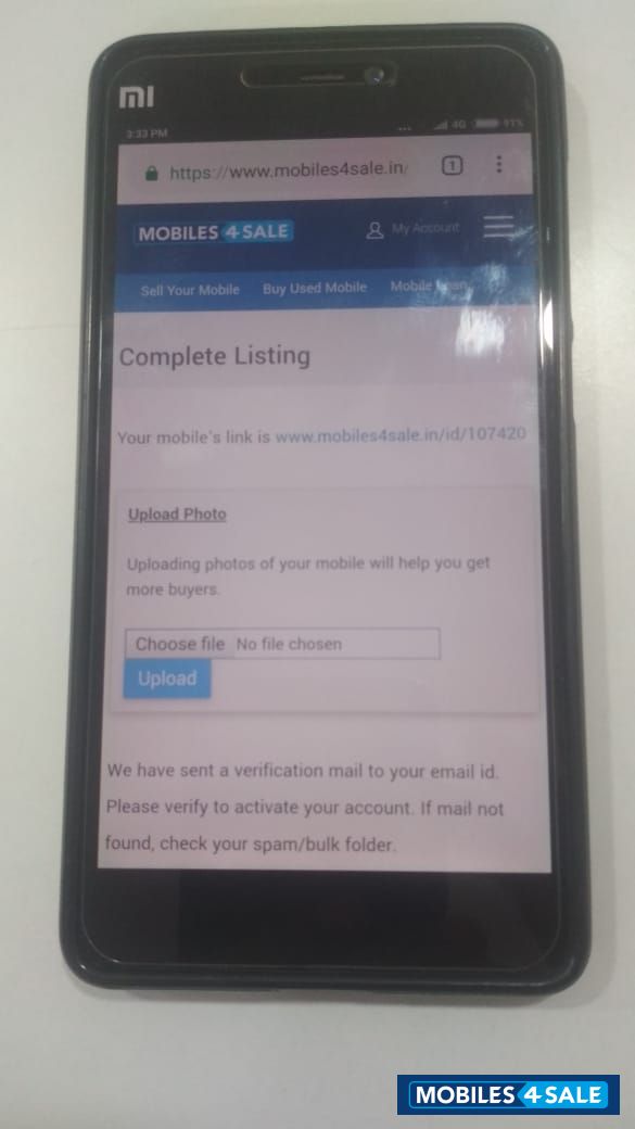 Black N Ash Redmi  4i