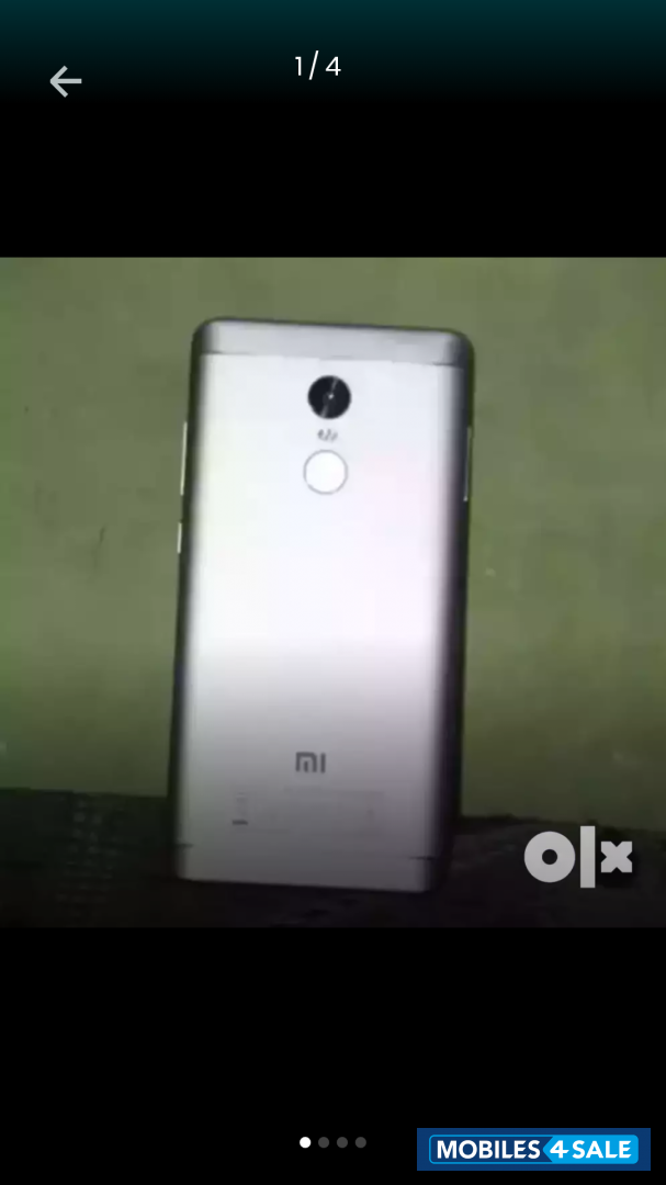 Silver Xiaomi Mi note 4