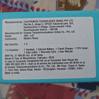 Blue Huawei Honor 8x 6 GB RAM 128 GB rom