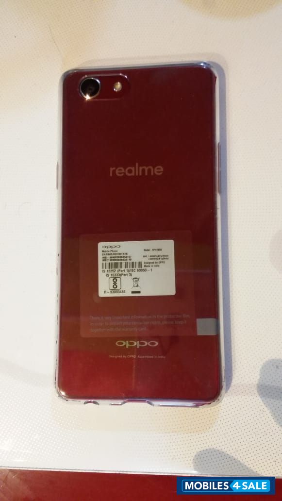 Red Realme  Oppo Realme 1 Model No - CPH1859