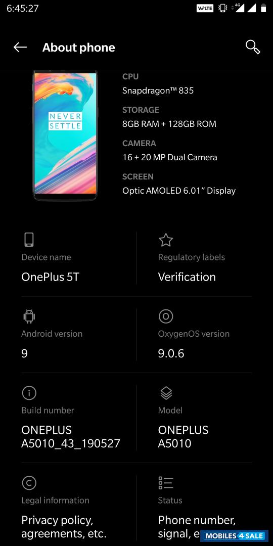 OnePlus  oneplus 5t
