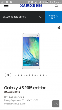 Samsung  Galaxy a5 2015