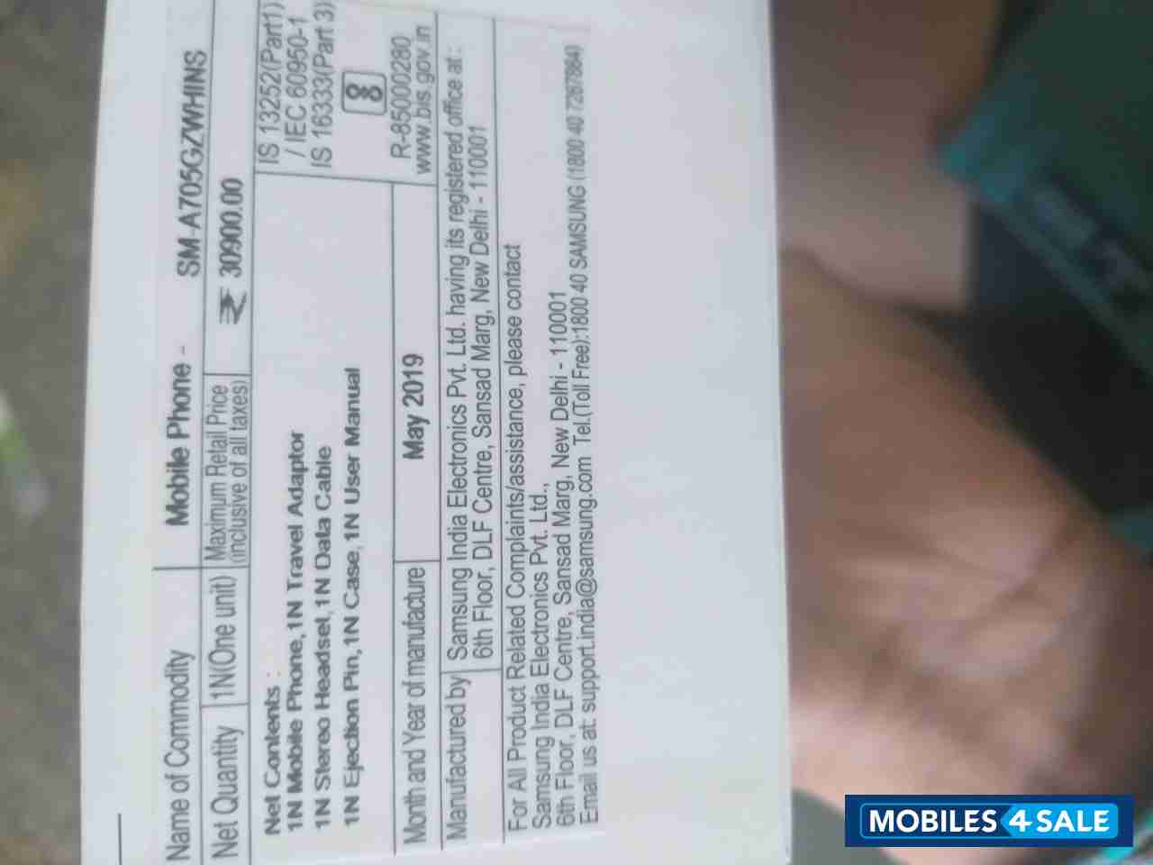 Samsung  Samsung Galaxy A70