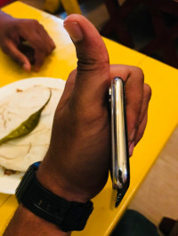 Silver Apple  IPHONE X