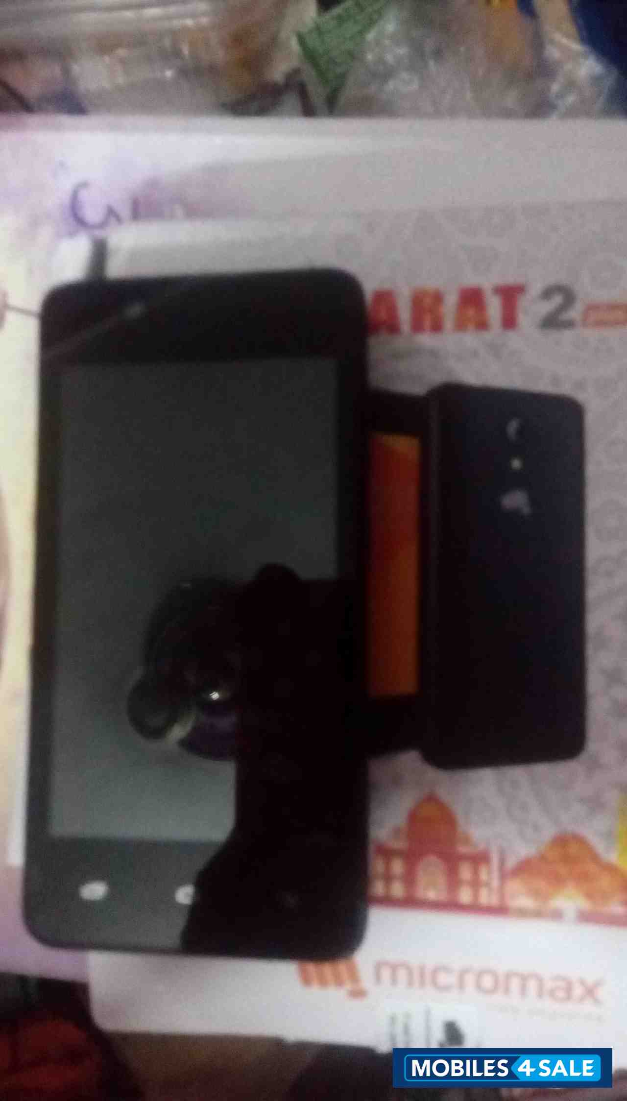 Black Micromax  Bharat 2 plus